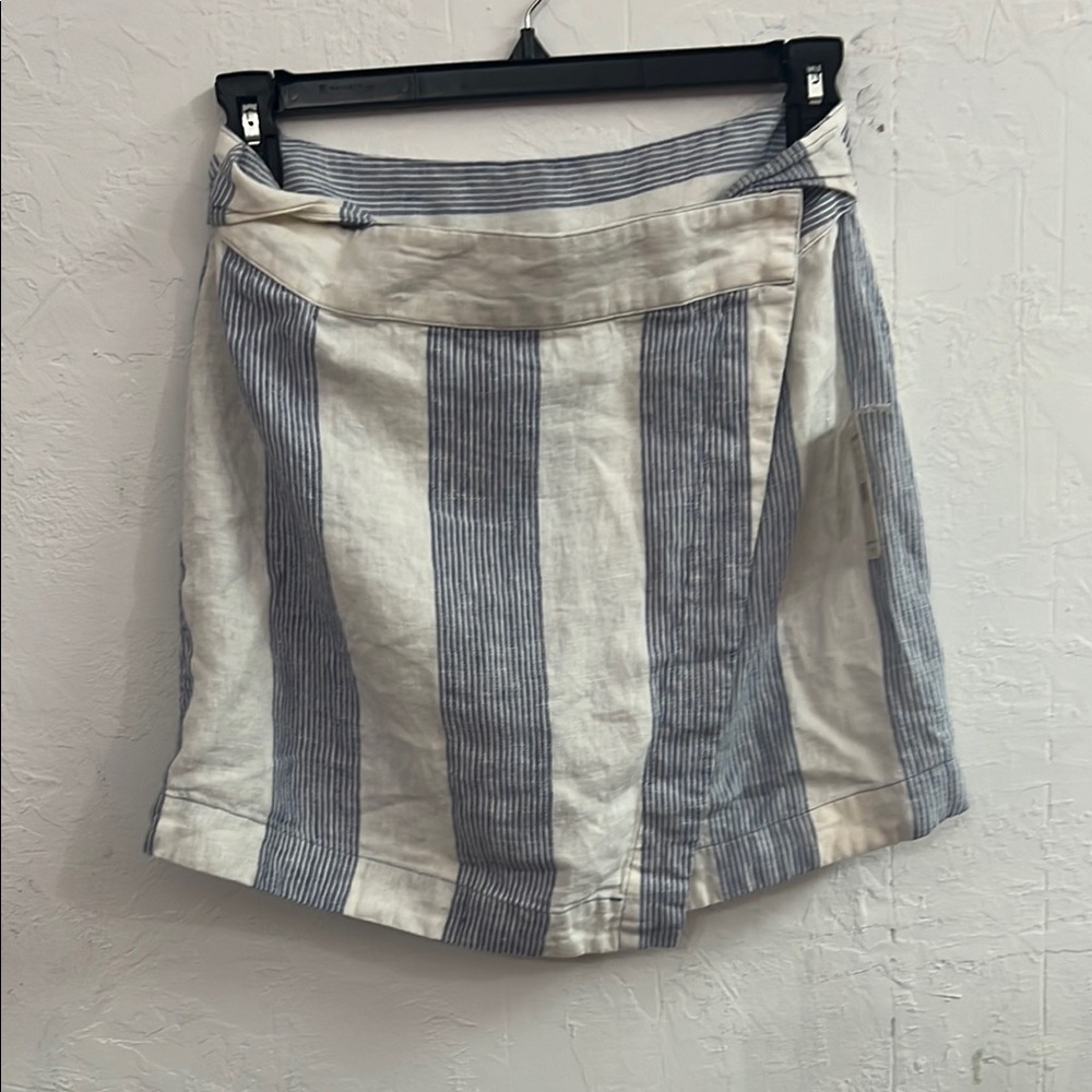 Striped Linen Skirt